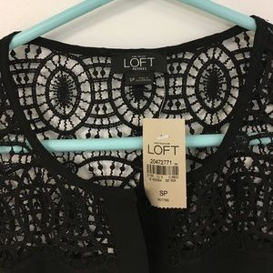 NWT Ann Taylor Loft black romper